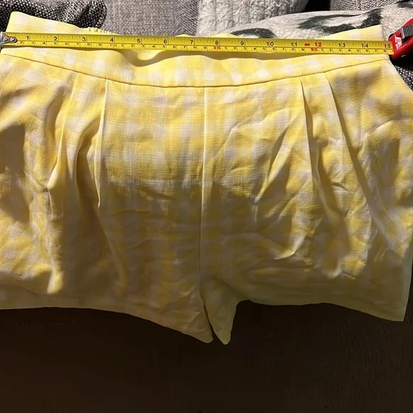 NWT Anthropologie Hutch Pleated Gingham Shorts - Picture 13 of 13